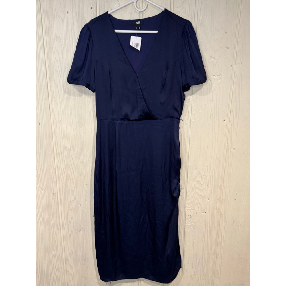 NWT Paige Manuela Dress Size 8 Navy